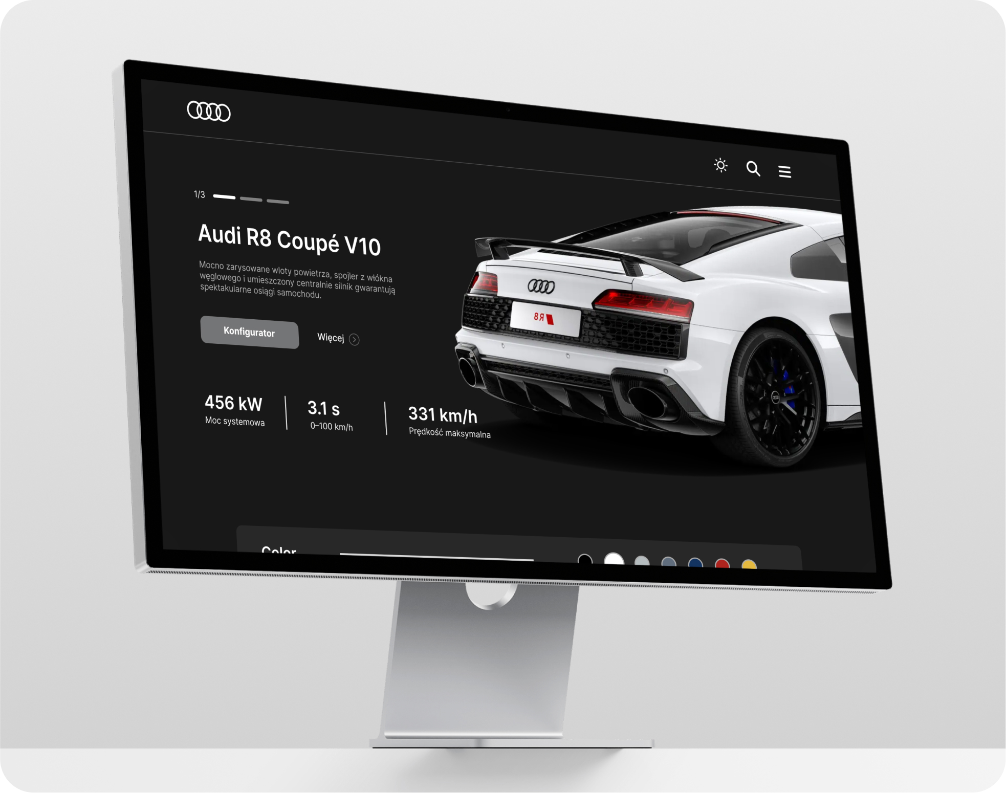 Audi R8 Configurator